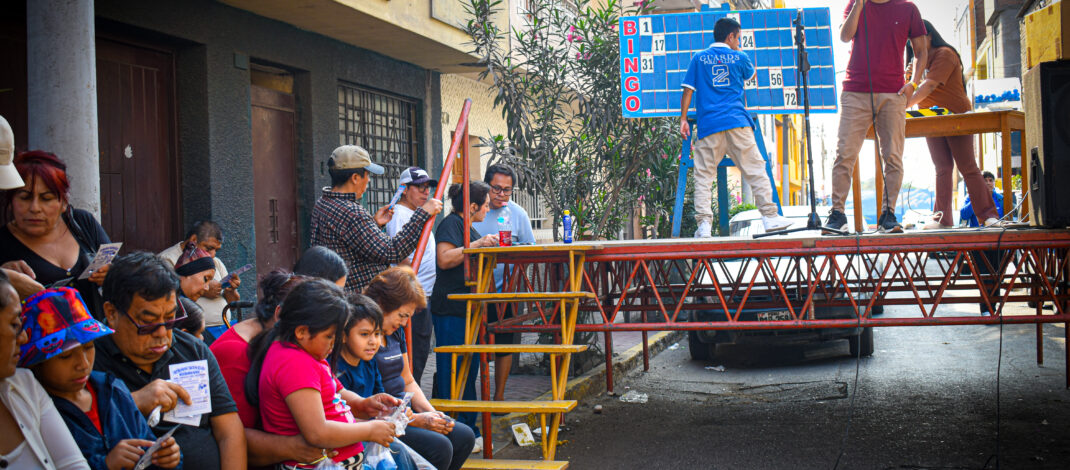 Comunidad de San Cayetano vivió una gran jornada de Bingo Kermesse