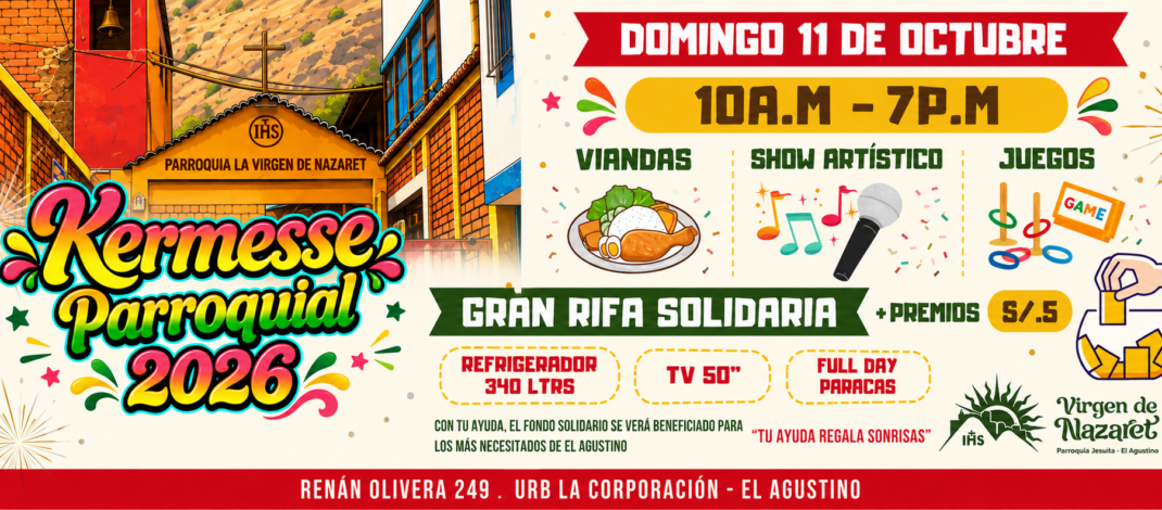 Lanzamiento de nuestra Gran Rifa Solidaria y la Kermesse Parroquial 2026